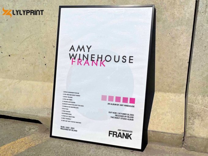 Amy Winehouse &Amp;Quot;Frank&Amp;Quot; Album Cover Poster #2 1