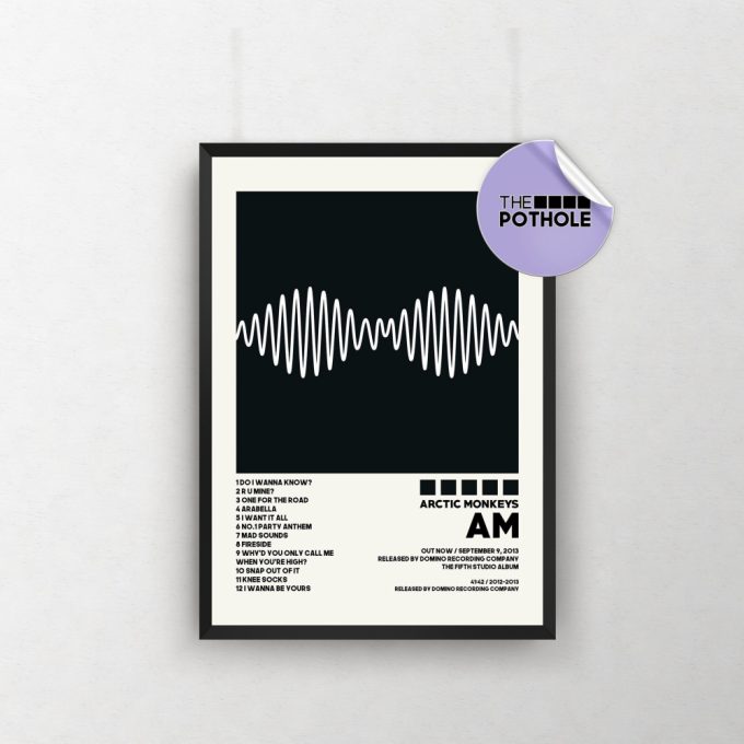 Arctic Monkeys Posters / Am Poster / Album Cover Poster, Print Wall Art, Custom Poster, Home Decor, Arctic Monkeys, Am 2