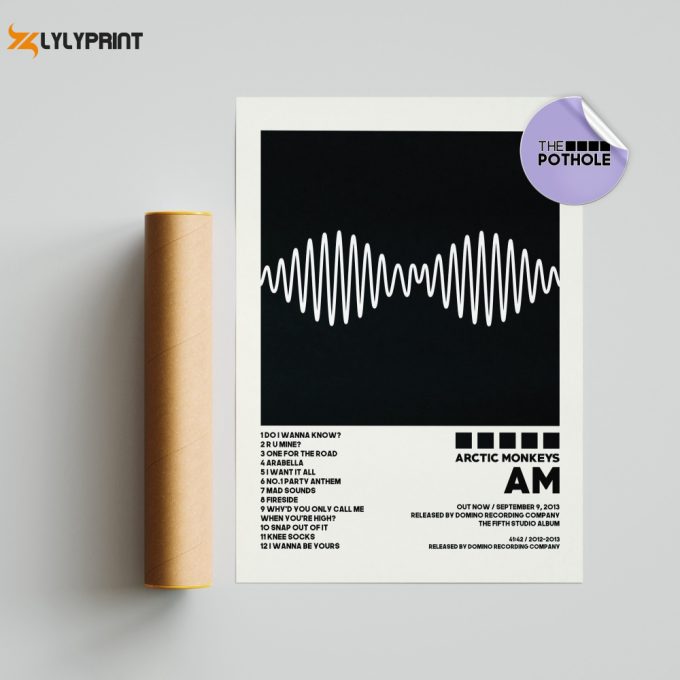 Arctic Monkeys Posters / Am Poster / Album Cover Poster, Print Wall Art, Custom Poster, Home Decor, Arctic Monkeys, Am 1