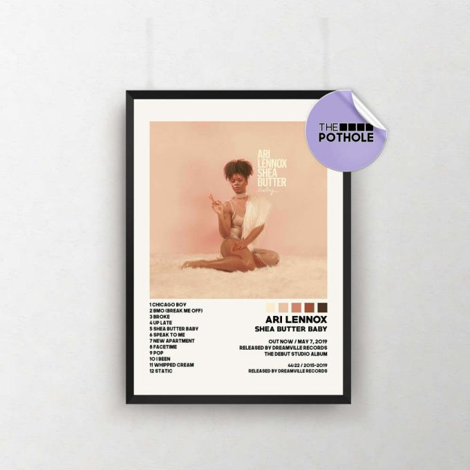 Ari Lennox Posters, Shea Butter Baby Poster, Album Cover Poster, Poster Print Wall Art, Custom Poster, Home Decor, Ari Lennox 2