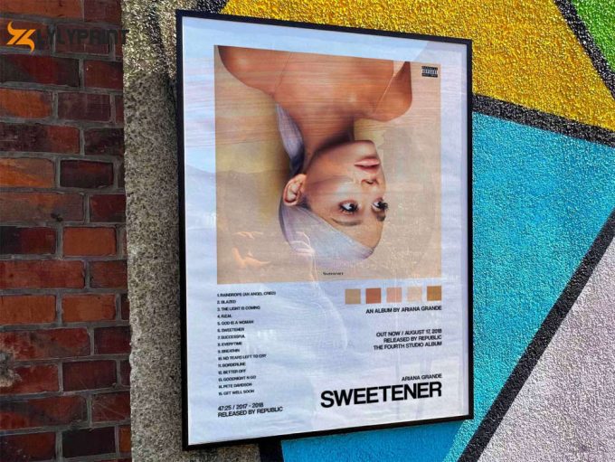 Ariana Grande &Amp;Quot;Sweetener&Amp;Quot; Album Cover Poster #2 1