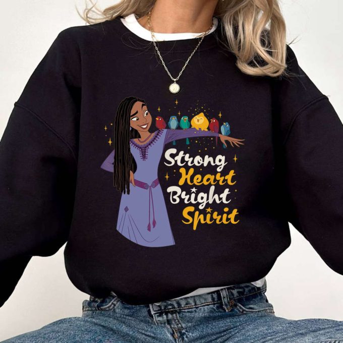 Asha Princess And Star Shine On T-Shirt | Wish Movie 2023 Matching Tee | Walt Disneyworld Disneyland Family Trip Birthday Gift | Kids Shirt 2