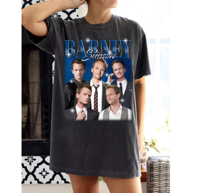 Barney Stinson T-Shirt Barney Stinson Shirt Barney Stinson Tees Barney Stinson Sweater Casual T-Shirt College Shirt Actress Shirt 2