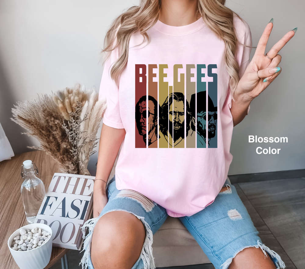Bee Gees Band Retro Vintage Comfort Colors T-Shirt, The Bee Gees Band Shirt, Music Shirt, Gift Tee For You And Your Friend, Music Band Shirt