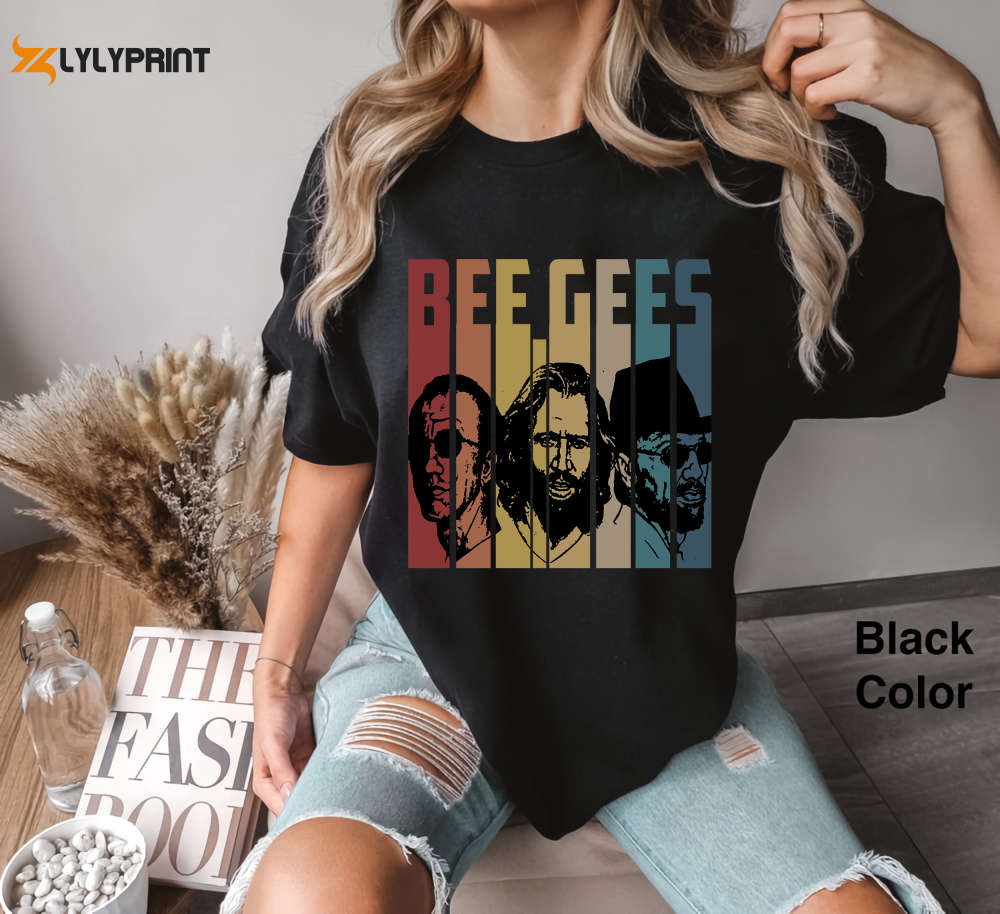 Bee Gees Band Retro Vintage Comfort Colors T-Shirt, The Bee Gees Band Shirt, Music Shirt, Gift Tee For You And Your Friend, Music Band Shirt