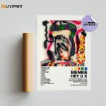 BENEE Posters, Hey u x Poster, BENEE, Hey u x, Album Cover Poster, Poster Print Wall Art, Custom Poster, Tracklist Poster