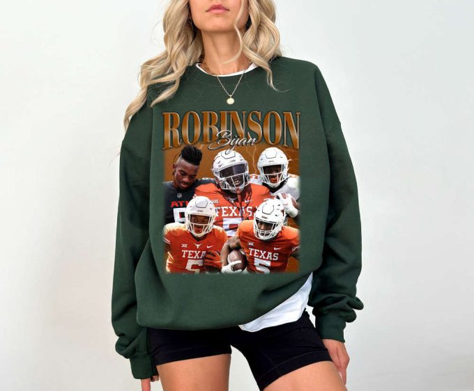 Bijan Robinson T-Shirt Bijan Robinson Shirt Bijan Robinson Tees Bijan Robinson Sweater Retro Unisex T-Shirt Trendy Sweatshirt 4