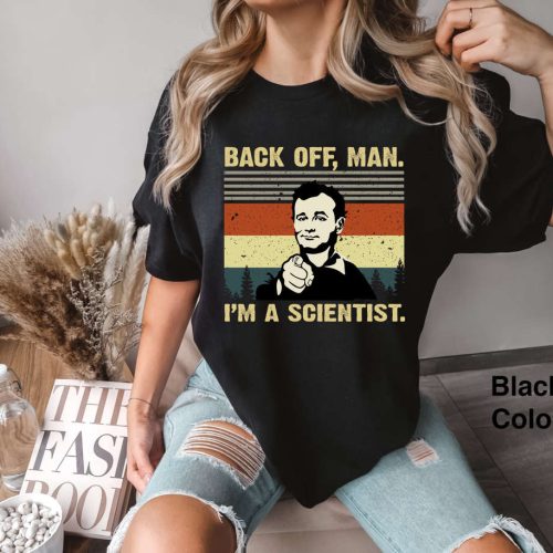 Vintage Bill Murray Ghostbusters T-Shirt: Retro Scientist Tee for Movie Lovers – Unisex Comfort Colors