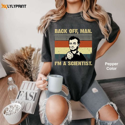 Vintage Bill Murray Ghostbusters T-Shirt: Retro Scientist Tee for Movie Lovers - Unisex Comfort Colors