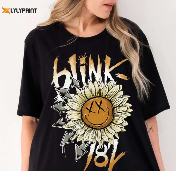 Blink-182 Unisex Tour Shirt, Blink 182 Art Shirt, For Men Women 1