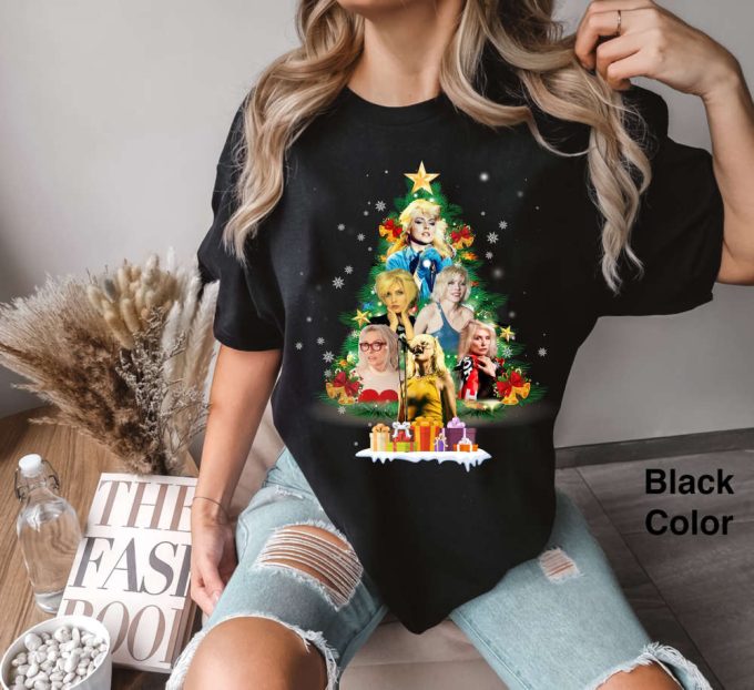 Blondie Christmas Tree Comfort Colors Shirt, Funny Christmas Shirt, Blondie Shirt, Gift For Fan Lover, Gift Tee For You And Friends 2024 3