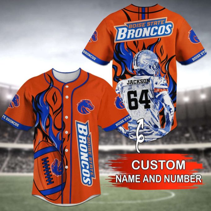 Boise State Broncos Baseball Jersey Personalized 2023 Bj0240 2