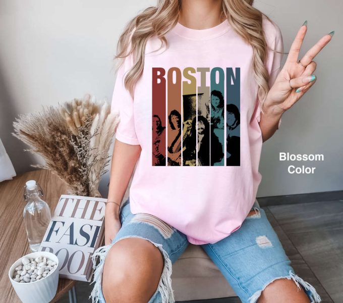 Boston Band Retro Vintage Comfort Colors T-Shirt: Funny Music Shirt Perfect Gift For Friends - 2024 Vintage Tee 3