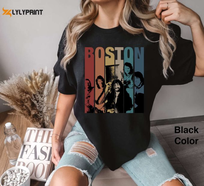 Boston Band Retro Vintage Comfort Colors T-Shirt: Funny Music Shirt Perfect Gift For Friends - 2024 Vintage Tee 1