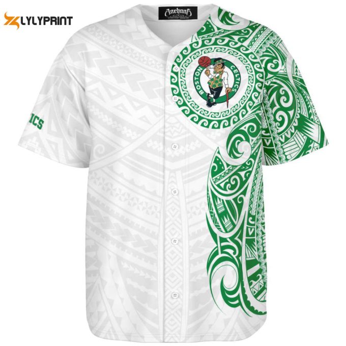 Boston Celtics Baseball Jersey Custom For Fans Bj0091 1