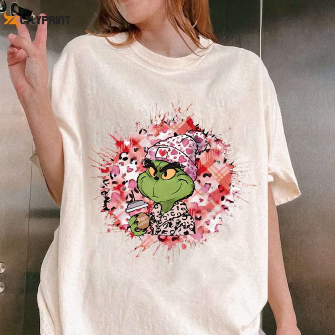 Boujee Grinch Day Shirt, Girl Valentines Day Shirt, Grinch Shirt, The Grinch Shirt 1