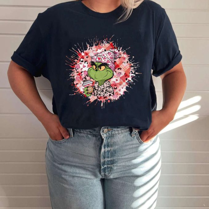 Boujee Grinch Day Shirt, Girl Valentines Day Shirt, Grinch Shirt, The Grinch Shirt 4