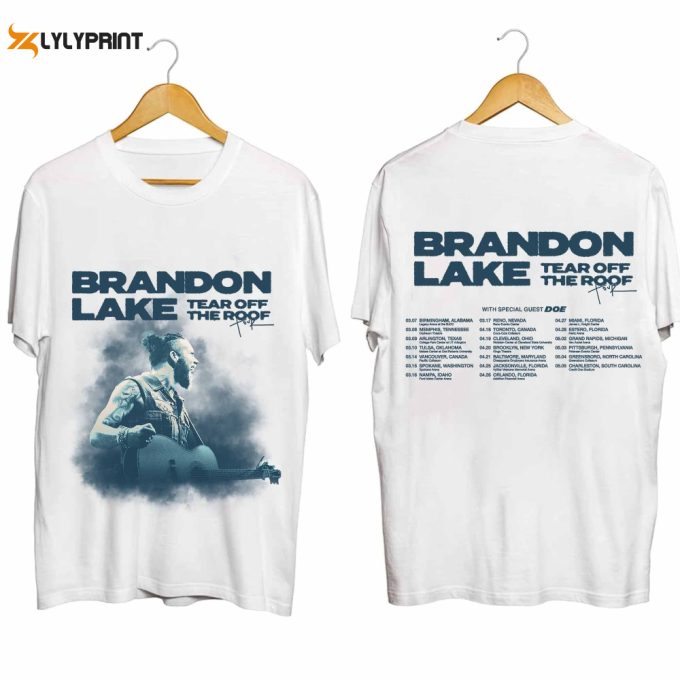 Brandon Lake Tear Off The Roof Tour 2024 Shirt, Brandon Lake Fan Gift Sweatshirt, Brandon Lake Concert 2024 Hoodie Gift For Fans 1