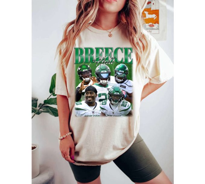 Breece Hall T-Shirt Breece Hall Shirt Breece Hall Tees Breece Hall Sweater Gift For Him Sport Gifts Super Bowl Shirt 3