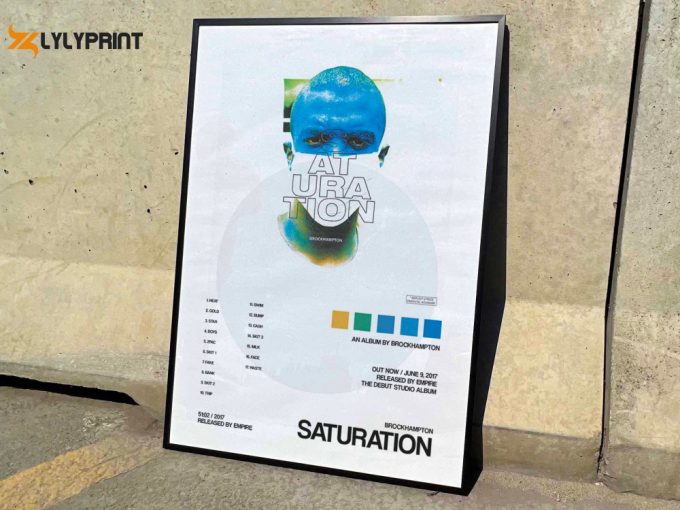 Brockhampton &Amp;Quot;Saturation&Amp;Quot; Album Cover Poster #2 1