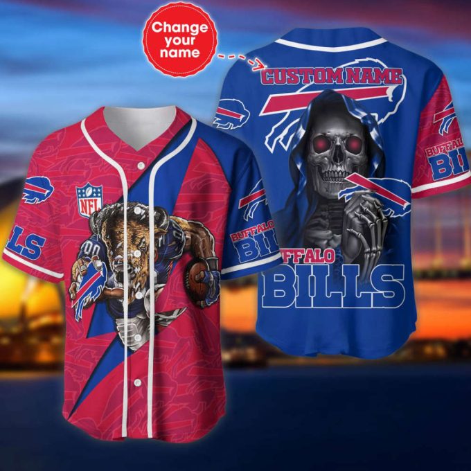 Buffalo Bills Personalized Baseball Jersey Fan Gifts 2