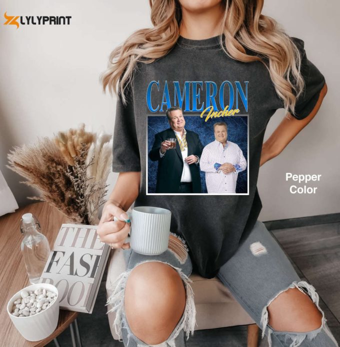 Cameron Tucker Homage T-Shirt: Modern Family Tv Series Retro Vintage Shirt Funny Gift For Fans 1
