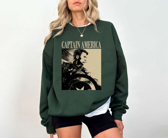 Captain America Movie T-Shirt Captain America Movie Captain America Hoodie Captain America Tee Captain America Sweater Vintage Shirt 3