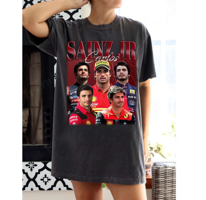 Carlos Sainz Jr T-Shirt Carlos Sainz Jr Shirt Carlos Sainz Jr Tees Carlos Sainz Jr Sweater Gift For Him Sport Gifts 2