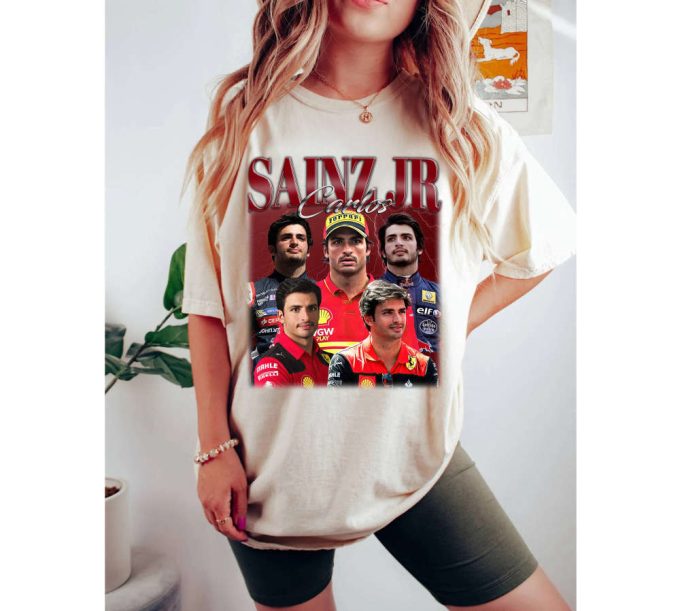 Carlos Sainz Jr T-Shirt Carlos Sainz Jr Shirt Carlos Sainz Jr Tees Carlos Sainz Jr Sweater Gift For Him Sport Gifts 3