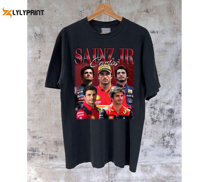 Carlos Sainz Jr T-Shirt Carlos Sainz Jr Shirt Carlos Sainz Jr Tees Carlos Sainz Jr Sweater Gift For Him Sport Gifts 1