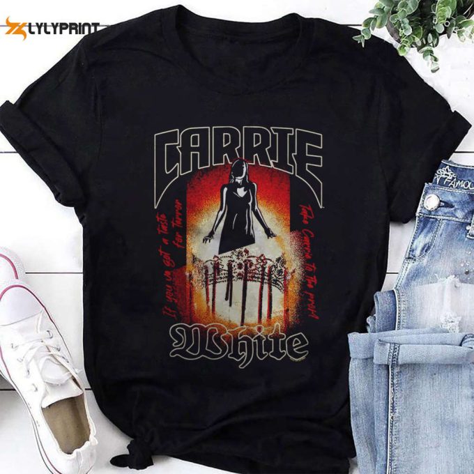 Carrie Horror Movie T-Shirt, Carrie Shirt Fan Gifts, Carrie Vintage Shirt, Carrie Halloween Shirt, Carrie White Shirt, Scary Movie Shirt 1