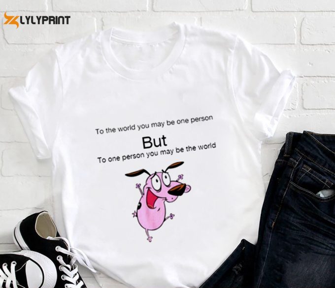 Cartoon Network Courage The Cowardly Dog T-Shirt, Courage The Cowardly Dog Shirt For Men Women 1