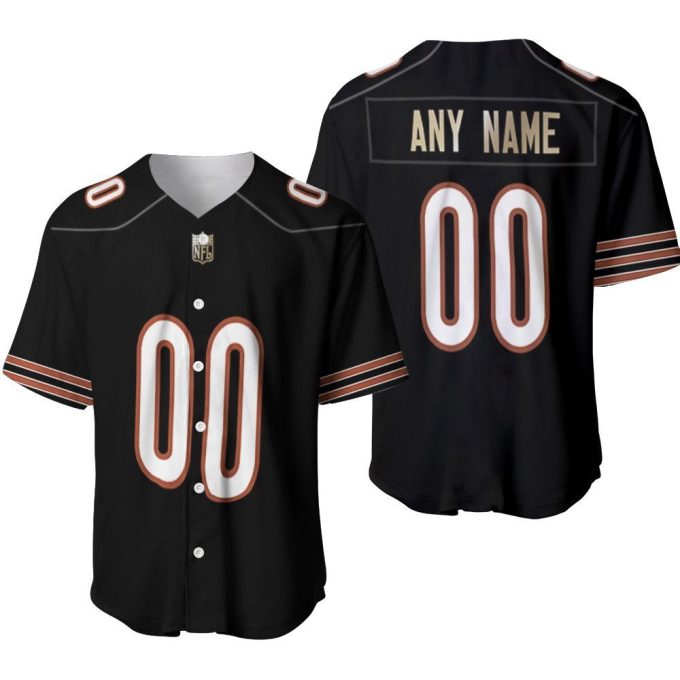 Chicago Bears American Football Team Custom Game Navy Designed Allover Custom Gift For Bears Fans Baseball Jersey Gifts For Fans 2