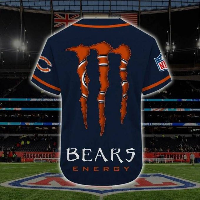 Chicago Bears Personalized Baseball Jersey 3