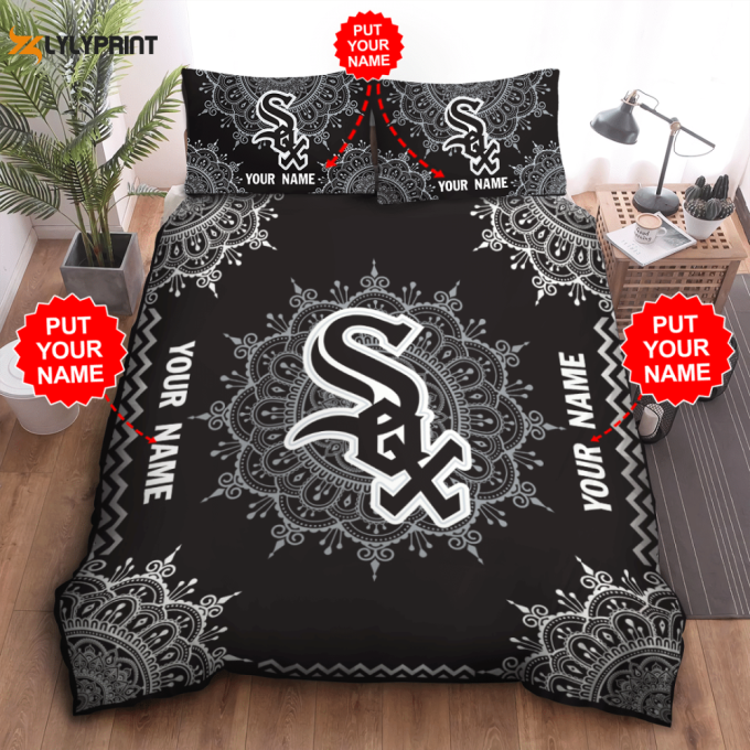 Chicago White Sox Duvet Cover Bedding Set Gift For Fans 1