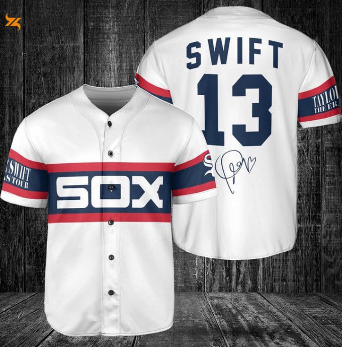 Chicago White Sox Taylor Swift Fan Baseball Jersey 1