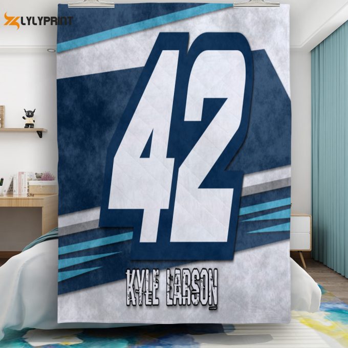 Chip Ganassi Racing Kyle Larson 42 Gift For Fan 3D Full Printing Quilt Home Decor 2024 Gifts Home Decor 2024 Gifts 1
