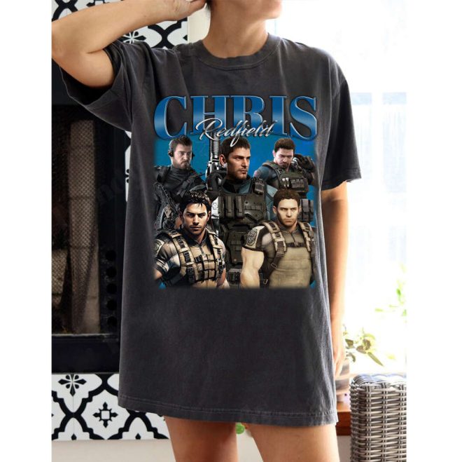 Chris Redfield Shirt Chris Redfield T-Shirt Chris Redfield Tees Chris Redfield Sweater Chris Redfield Unisex Retro Shirt 2