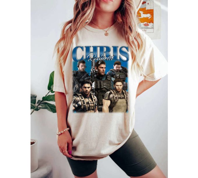 Chris Redfield Shirt Chris Redfield T-Shirt Chris Redfield Tees Chris Redfield Sweater Chris Redfield Unisex Retro Shirt 3