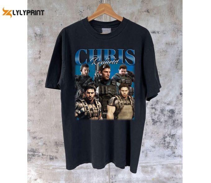 Chris Redfield Shirt Chris Redfield T-Shirt Chris Redfield Tees Chris Redfield Sweater Chris Redfield Unisex Retro Shirt 1