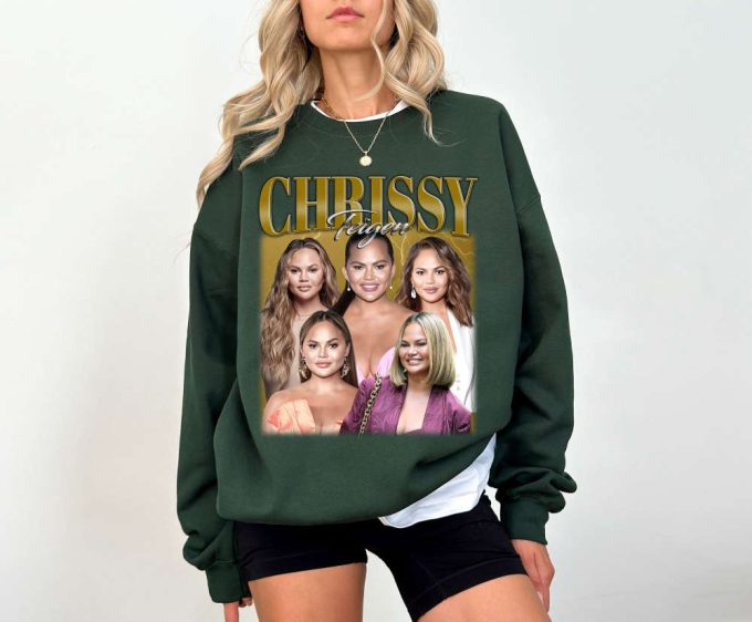 Chrissy Teigen T-Shirt Chrissy Teigen Shirt Chrissy Teigen Tees Chrissy Teigen Sweater Vintage T-Shirt Classic Movie Birthday Gifts 4