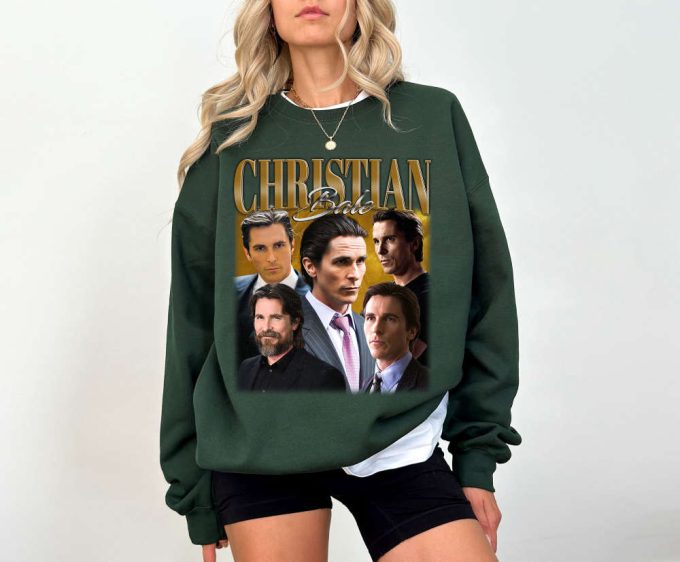 Christian Bale Shirt Christian Bale T-Shirt Christian Bale Tees Christian Bale Sweater Christian Bale Unisex Retro Shirt 4