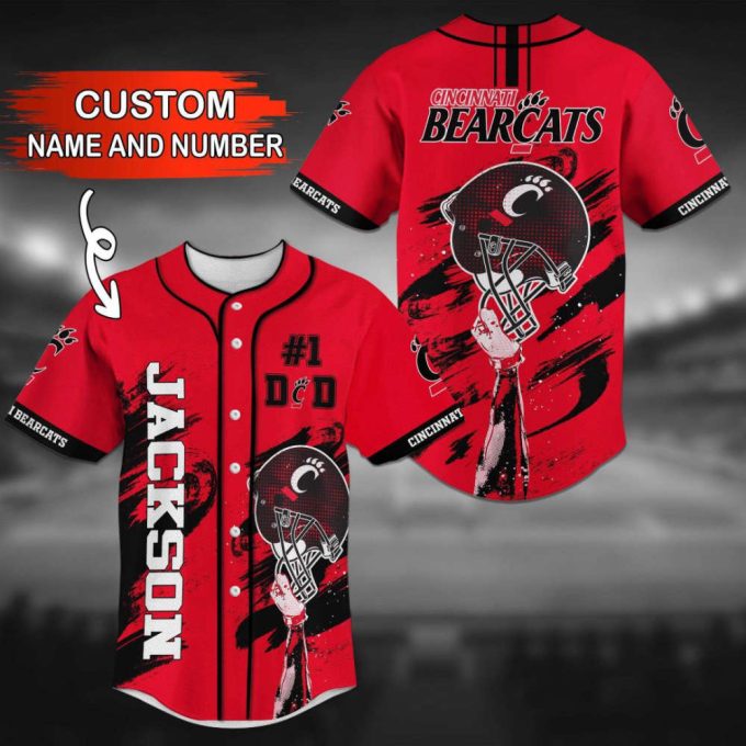 Cincinnati Bearcats Personalized Baseball Jersey Gift For Men Women 2