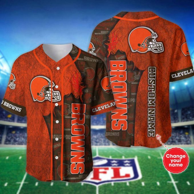 Cleveland Browns Personalized Baseball Jersey Gift For Men Women 2
