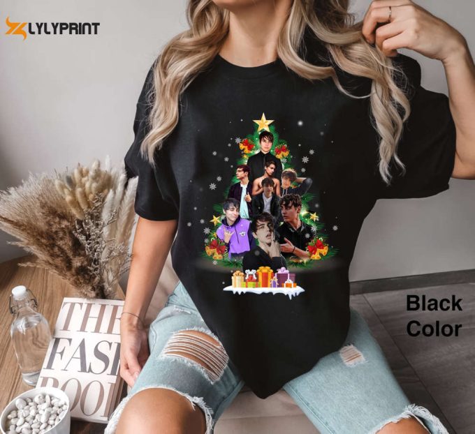 Colby Brock Christmas Tree Shirt: Funny Gift For Fans 2024 1