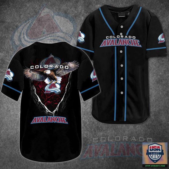 Colorado Avalanche Baseball Jersey For Fans Bj0049 2