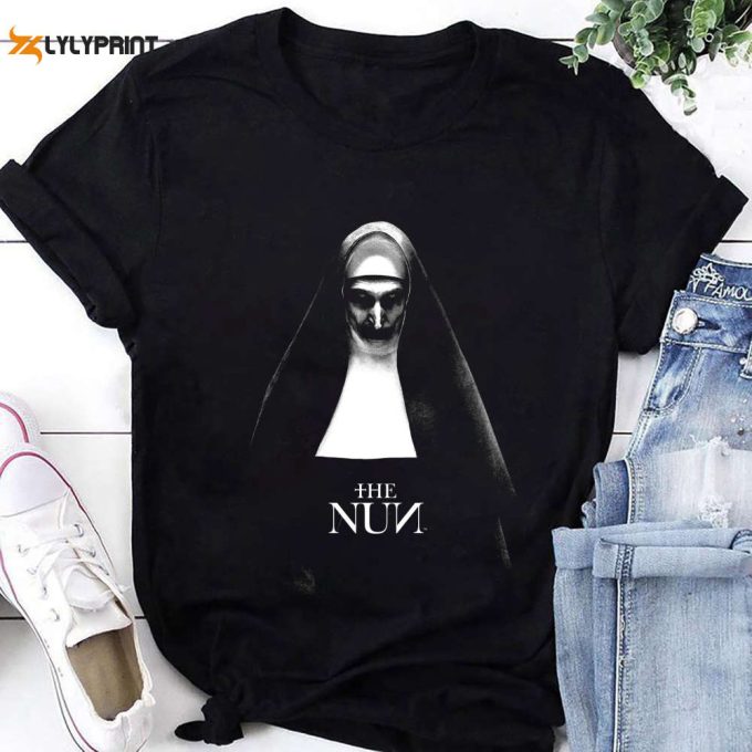 Creepy The Nun Valak Conjuring T-Shirt, Valak Shirt Fan Gifts, The Nun Shirt, For Men Women 1