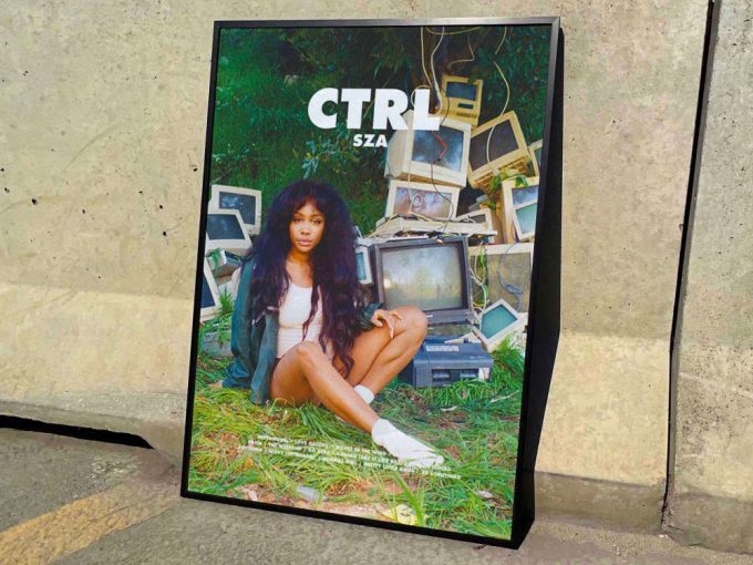 Ctrl &Quot;Sza&Quot; / Custom Album Cover Poster, Perfect Gift For Music Lovers, Digital Download, Framed Or Printed #Fac 2