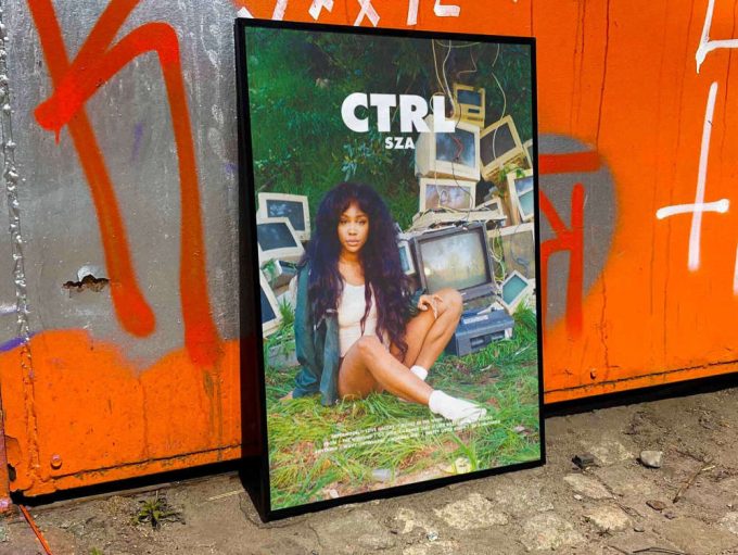 Ctrl &Quot;Sza&Quot; / Custom Album Cover Poster, Perfect Gift For Music Lovers, Digital Download, Framed Or Printed #Fac 4