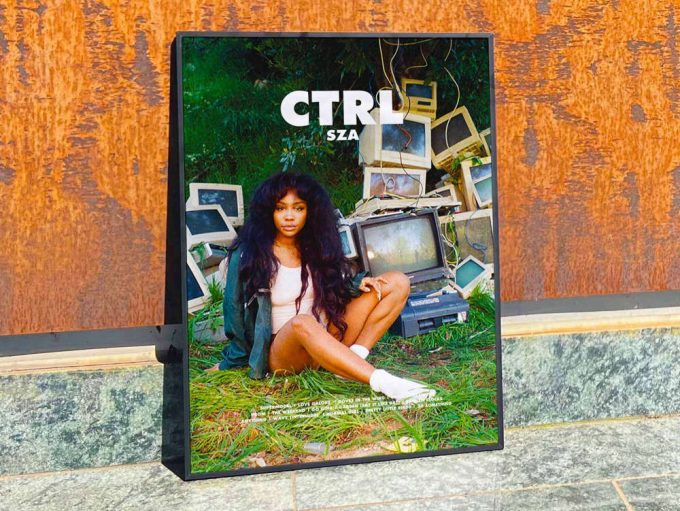 Ctrl &Quot;Sza&Quot; / Custom Album Cover Poster, Perfect Gift For Music Lovers, Digital Download, Framed Or Printed #Fac 7